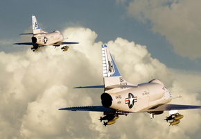 самолёт, A 4 skyhawk, небо