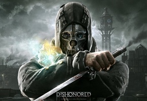 маска, кинжал, корво, телохранитель, bethesda, Dishonored