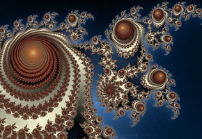 круги, Абстракция, фрактал, узоры