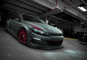 scirocco, Volkswagen, тюнинг, фотошоп