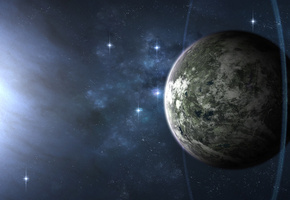 Tadp0l3, космос, кольца, планета, звезда