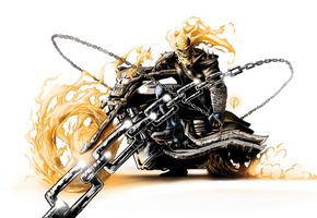 ghost rider, призрак, гонщик, spirit of vengeance, Призрачный гонщик 2