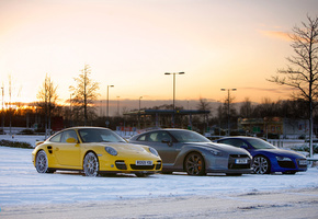 911, высшая передача, porsche, Top gear, 21th, топ гир, nissan, advent calendar