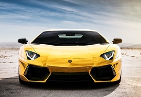 aventador, chrome gold, lb834, lp700-4, Lamborghini, ламборгини, project au79