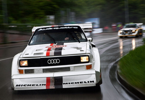 s1, quattro, размытость, дождь, sport, pikes peak, rally, Audi