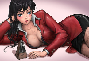 учительница, слёзы, грудь, Аниме