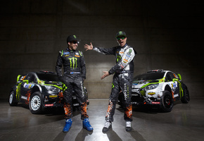 кен блок, wrc, rs, rally, ken block, Ford, ралли, kris atkinson, fiesta