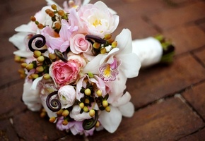 flowers, Цветы, букет, розы