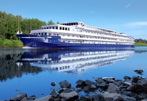 Теплоход, волга, отдых, природа, россия, туризм