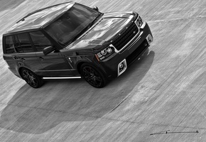 внедорожник, Land rover, чб, трек