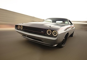 додж, Dodge, challenger, by roadster shop, 1970, muscle car, передок, челенжер