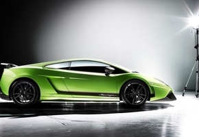 фон, суперкар, лампа, профиль, Lamborghini gallardo