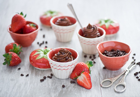 шоколад, sweet, сладкое, fruit, chocolate, cream, strawberry, еда, Food