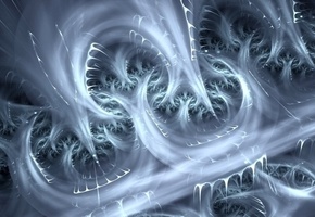 завитушки, узоры, лед, сосульки, Абстракция