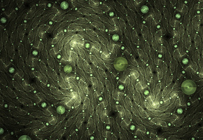 зеленый, узор, Фон, круги