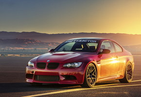 красная, front, взлетно-посадочная полоса, бмв, e92, red, m3, Bmw