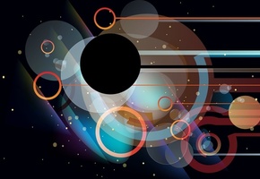 фон, круги, Абстракции, полосы, формы