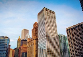 америка, illinois, usa, сша, Иллинойс, здания, chicago, чикаго