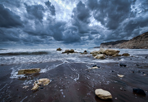 камни, Природа, скалы, берег, пейзаж, волны, океан, вода