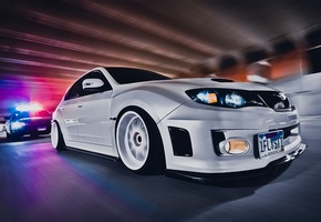 Car, cops, impreza, wallpapers, tuning, jdm, speed, stance, subaru, white, wrxsti, sexy, in, style