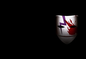 красный, маска, Naruto, черный